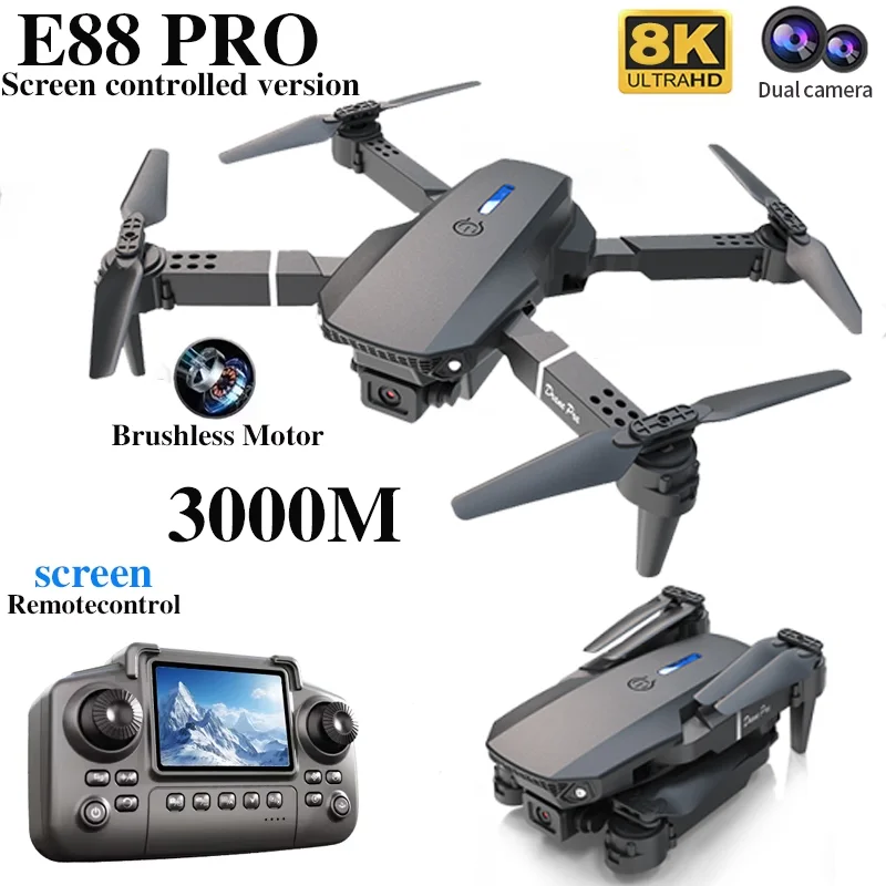 전문 E88 프로 드론 스크린 8K HD 카메라 WiF - Drone Camera Mount 리뷰 및 가격