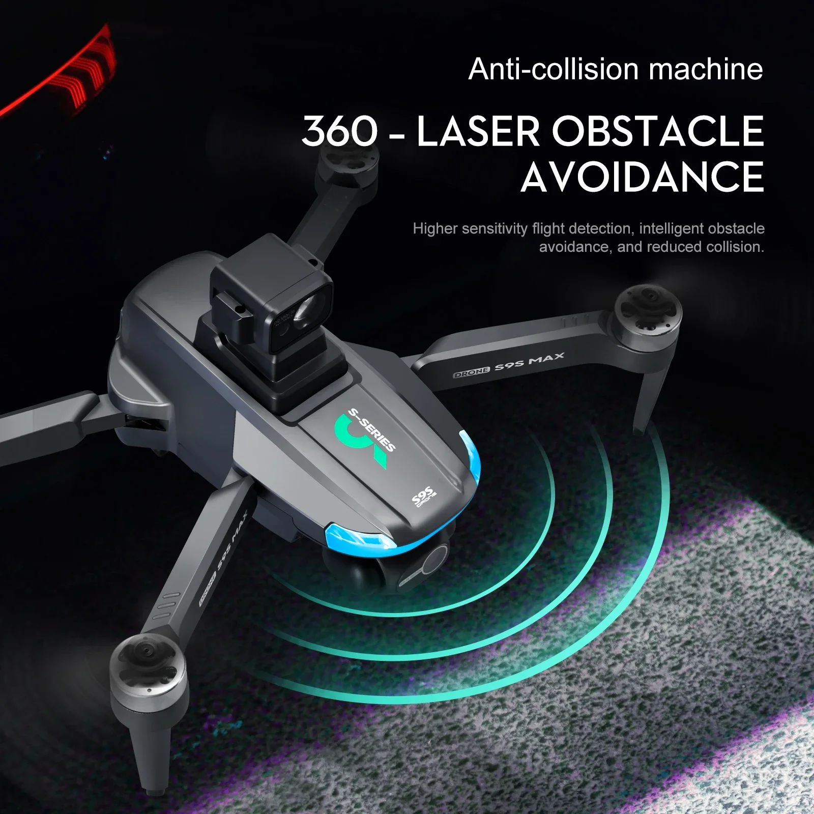 새로운 S9S MAX 미니 드론 4K 2축 PTZ HD - Drone Camera Hd 리뷰 및 가격