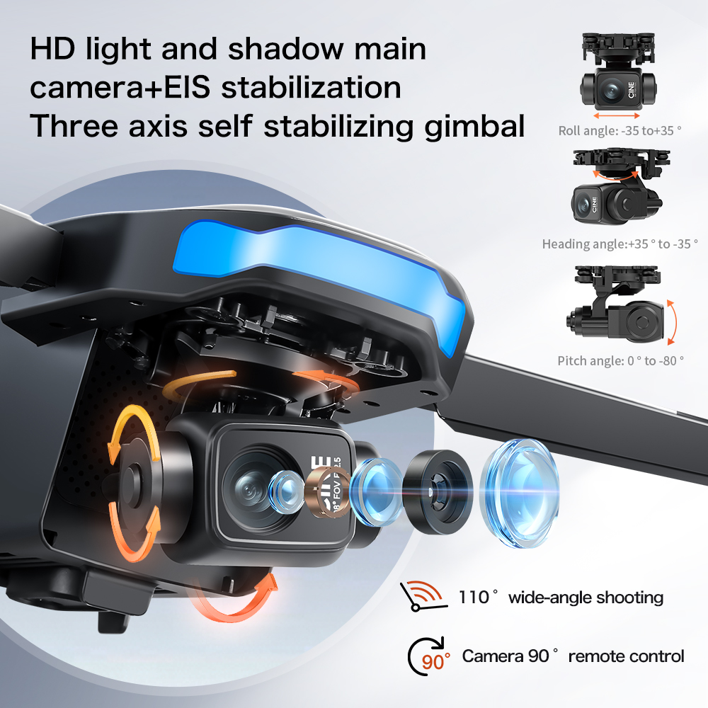 새로운 S-X1 MAX 드론 GPS 8K 프로페셔널 H - Drone Camera Mount 리뷰 및 가격